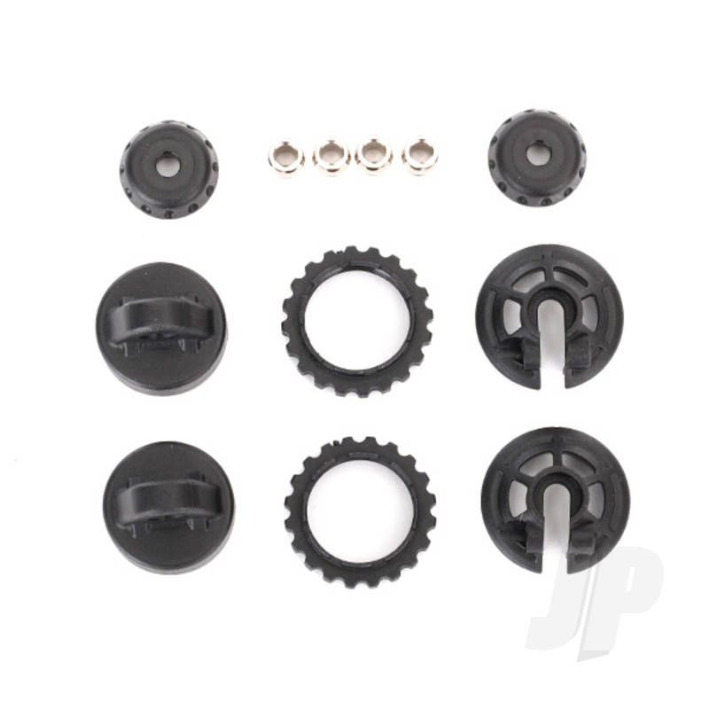 Traxxas Caps &amp; Spring Retainers, Gtr Shock (Upper Cap (2 Pcs) / Hollow Balls (4 Pcs) / Bottom Cap (2 Pcs) / Upper Retainer (2 Pcs) / Lower Retainer (2 Pcs)) (TRX7468X)