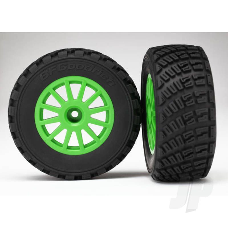 Traxxas Tyres And Wheels, Assembled Glued Bfgoodrich Rally (2 Pcs) (TRX7473X)
