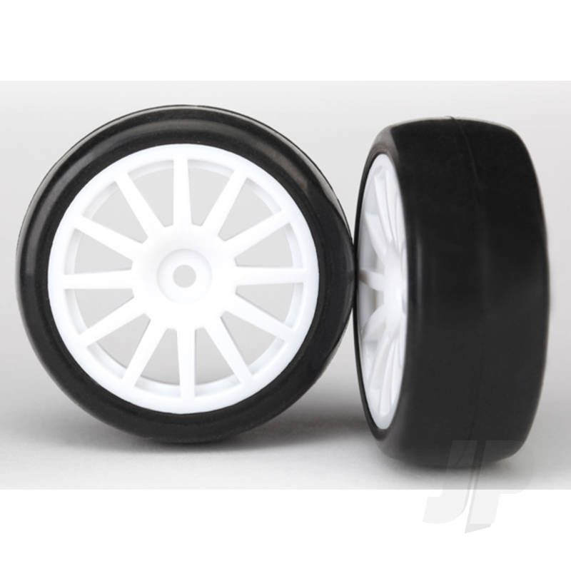 Traxxas Tyres And Wheels, Assembled Glued 12-Spoke (2 Pcs) (TRX7572)