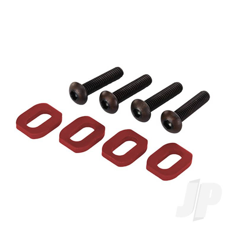 Traxxas Motor Mounting Bolts And Washers (4 Pcs) (TRX7759R)
