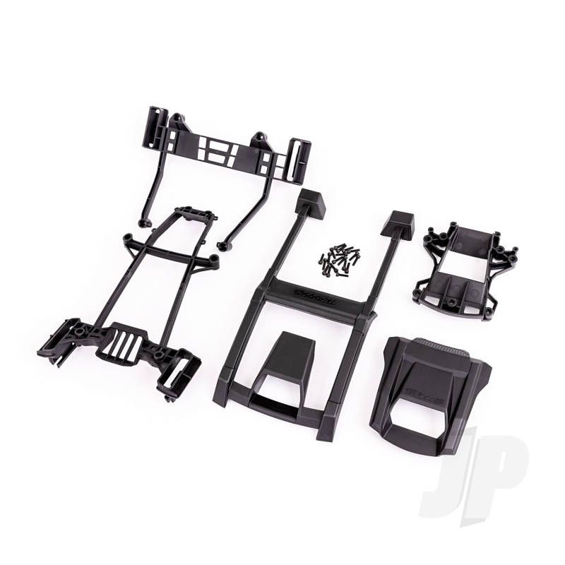 Traxxas Body Support (Includes Front Mount &amp; Rear Latch, Roof &amp; Hood Skid Pads)/ 3X12Mm Cs (19) (Attaches To #7812 Body) (TRX7813)