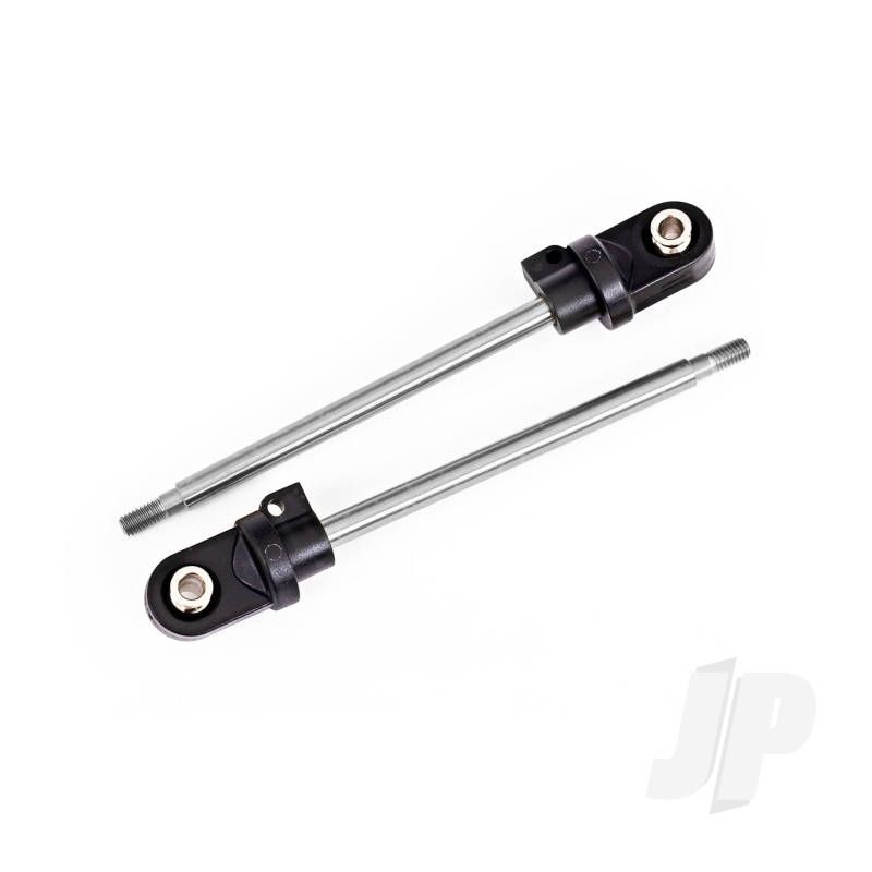 Traxxas Shock Shaft, 92Mm (Gtx) (Steel, Chrome Finish) (2) (Assembled With Rod Ends &amp; Hollow Balls) (TRX7863)