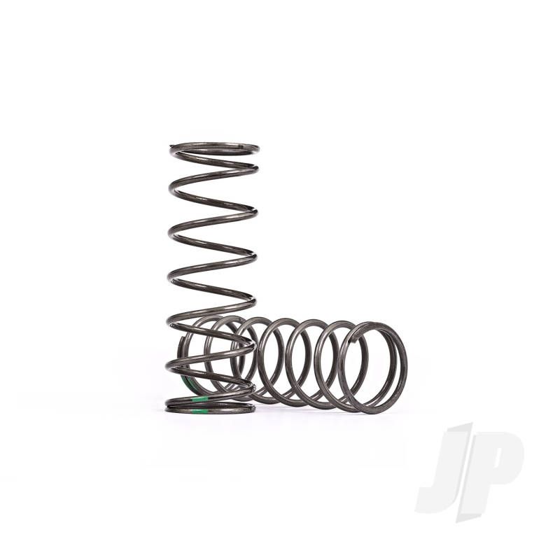Traxxas Springs, Shock, Medium (Natural Finish) (Gtx) (3.141 Rate, Green Stripe) (2) (TRX7864)