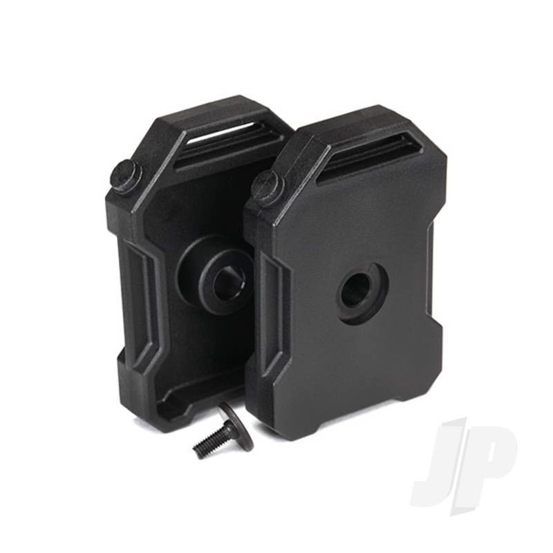 Traxxas Fuel Canisters (Black) (2 Pcs) / 3X8 Fcs (1Pc) (TRX8022T)