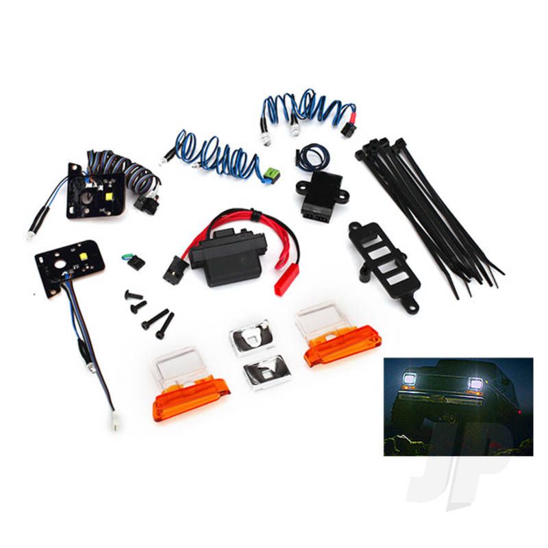 Traxxas Led Light Set, Complete With Power Supply (Contains Headlights, Tail Lights, Side Marker Lights, &amp; Distribution Block) (Fits #8010 Body) (TRX8035)
