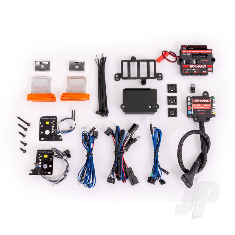 Traxxas Pro Scale Led Light Set, Trx-4 Ford Bronco (1979), Complete With Power Module (Contains Headlights, Tail Lights, Side Marker Lights, &amp; Distribution Block) (Fits #8010 Body) (TRX8035X)
