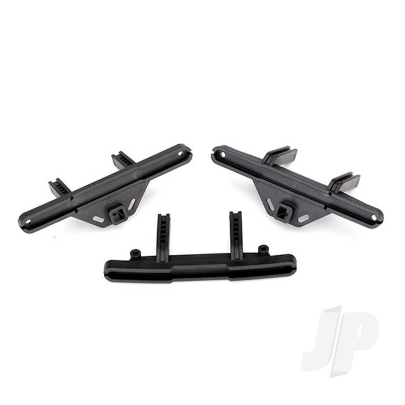 Traxxas Bumper Mounts, Front &amp; Rear / Bumper Mount, Rear (Offset) (TRX8067X)