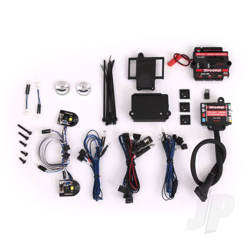 Traxxas Pro Scale Led Light Set, Trx-4 Chevrolet Blazer (1969 &amp; 1972), Complete With Power Module (Contains Headlights, Tail Lights, Side Marker Lights, &amp; Distribution Block) (Fits #9111 Or 9112 Body) (TRX8090X)