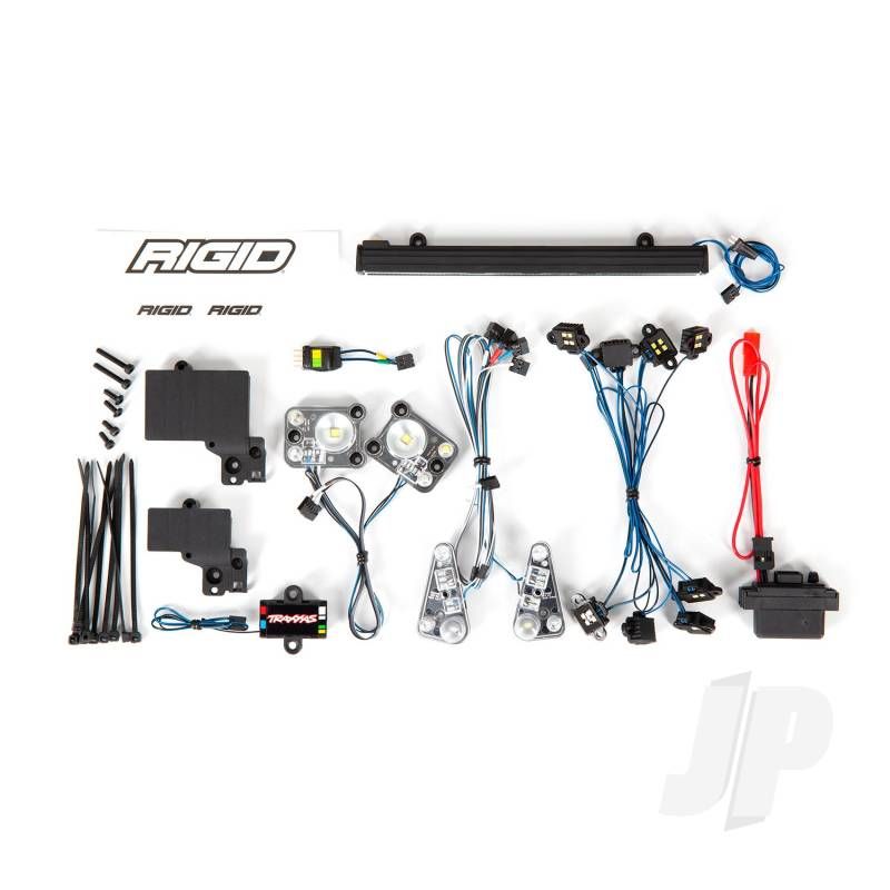 Traxxas Led Light Set, Complete With Power Supply (Contains Headlights, Tail Lights, Roof Light Bar, Rock Lights &amp; Distribution Block) (Fits #8011 Body) (TRX8095)