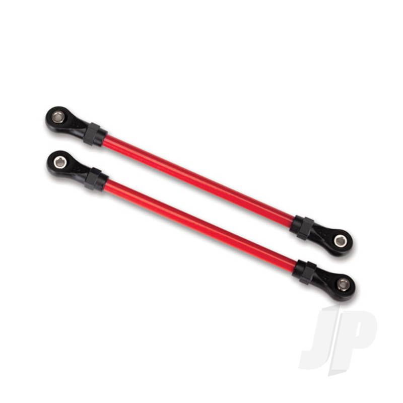 Traxxas Suspension Links, Front Lower, Red (2 Pcs) (5X104Mm, Powder Coated Steel) (Assembled With Hollow Balls) (For Use With #8140R Trx-4 Long Arm Lift Kit) (TRX8143R)