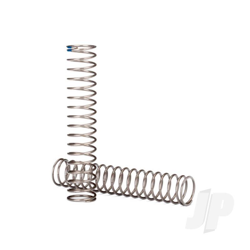 Traxxas Springs, Shock, Long (Natural Finish) (Gts) (0.62 Rate, Blue Stripe) (For Use With Trx-4 Long Arm Lift Kit) (TRX8157)