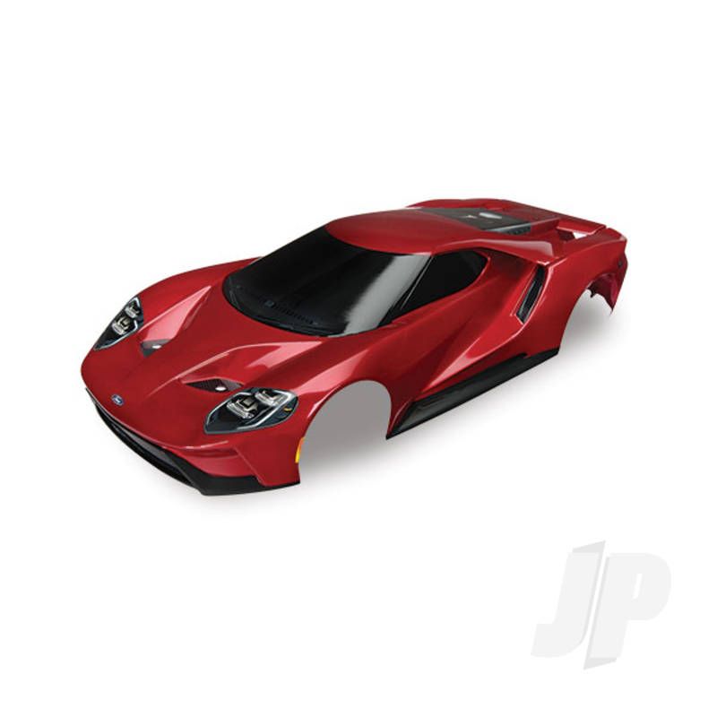 Traxxas Body, Ford Gt, Red (Painted, Decals Applied) (Tail Lights, Exhaust Tips, &amp; Mounting Hardware (Part #8314) Sold Separately) (TRX8311R)