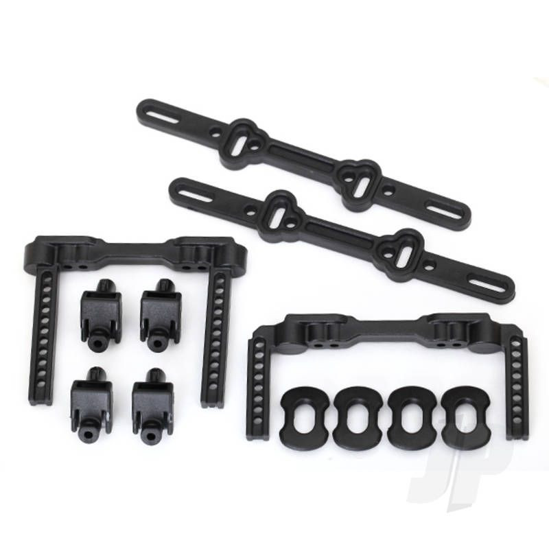 Traxxas Body Mounts, Front &amp; Rear / Body Mount Posts / Body Mount Sliders (TRX8316)