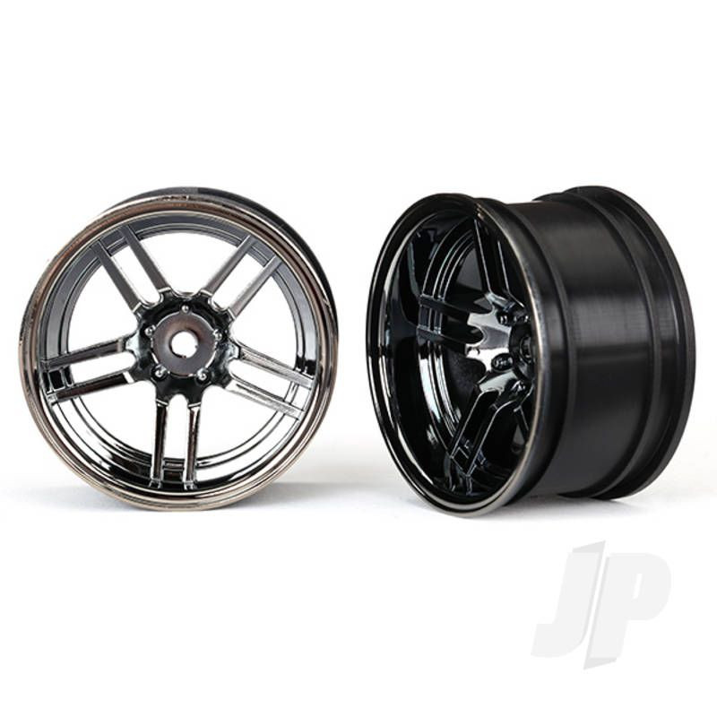 Traxxas Wheels, 1.9In Split-Spoke (Wide, Rear) (2 Pcs) (TRX8372)