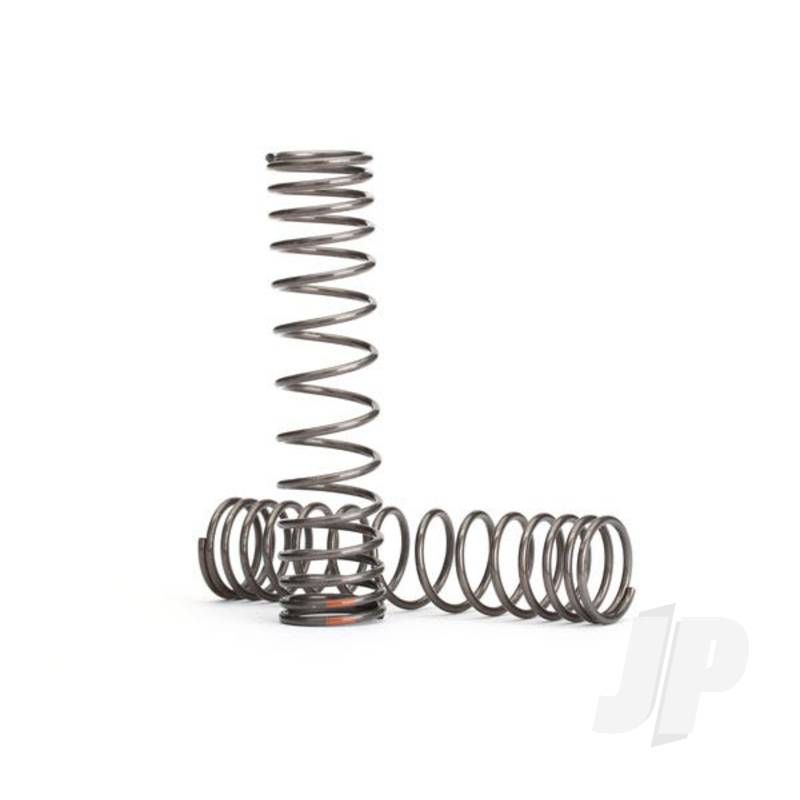 Traxxas Spring, Shock, 139Mm (Natural Finish) (Gtr) (Progressive, 0.937 Rate, Orange Stripe) (2 Pcs) (TRX8443)