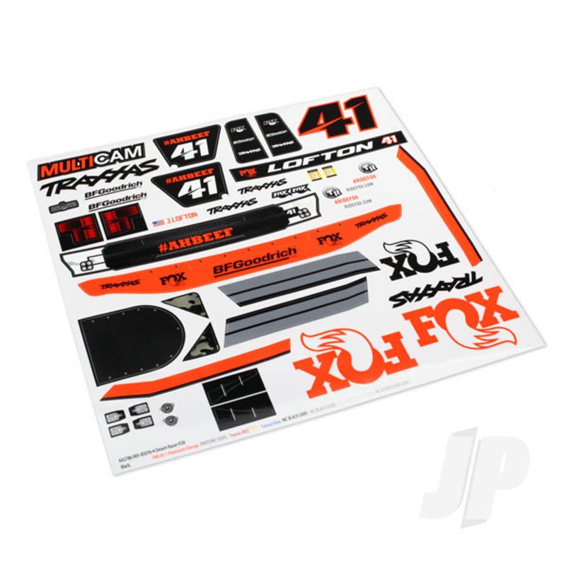 Traxxas Decals, Unlimited Desert Racer, Fox Edition (TRX8515)
