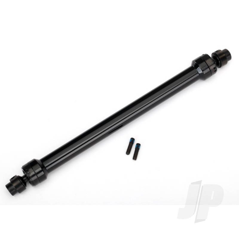 Traxxas Driveshaft, Centre Rear, 6061-T6 Aluminium (Black-Anodised) (Fully Assembled) / 3Mm Screw Pin (2 Pcs) (TRX8555)