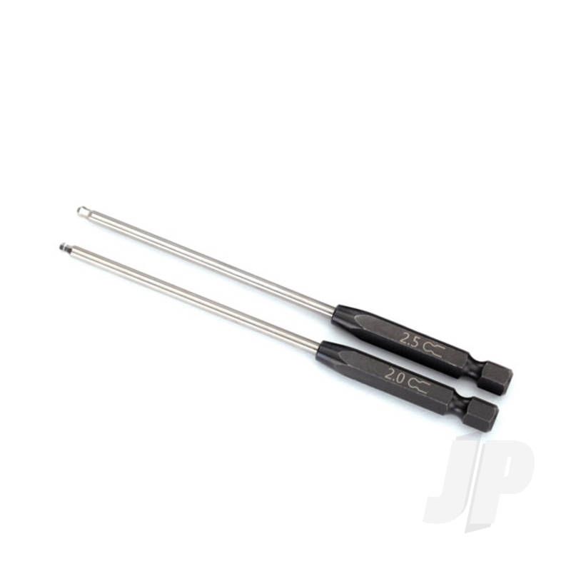 Traxxas Speed Bit Set, Hex Driver, 2-Piece Ball-End (2.0Mm, 2.5Mm), 1 / 4In Drive (TRX8716)