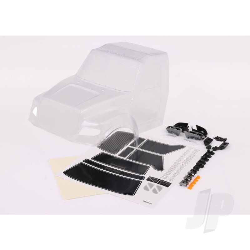 Traxxas Body, Trx-6 Ultimate Rc Hauler (Clear, Requires Painting) (Includes Headlights, Roof Lights, Side Mirrors, &amp; Decals) (TRX8823)
