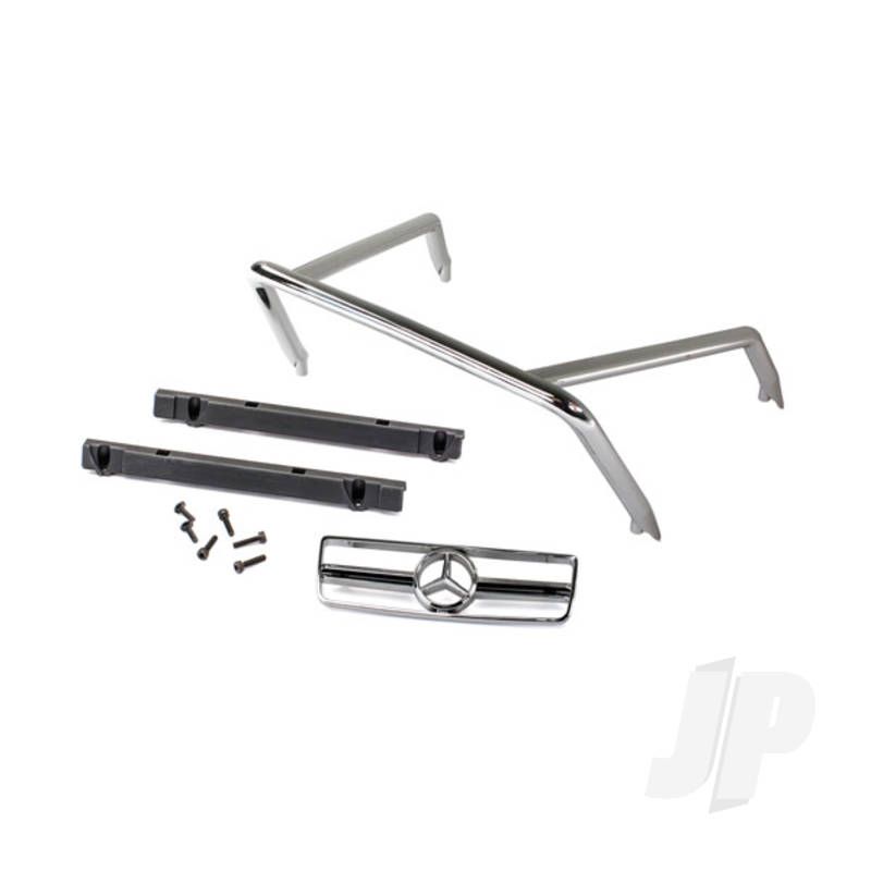 Traxxas Grille, Mercedes-Benz G 63 / Roll Bar / Mounts, Left &amp; Right / 2.6X8 Bcs (Self-Tapping) (2 Pcs) / 2.5X10 Cs (4 Pcs) (Fits #8825 Body) (TRX8827)