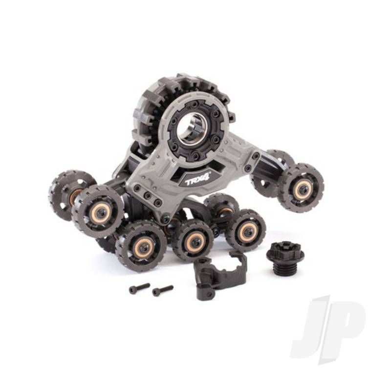 Traxxas Traxx, Front, Left (Assembled) (Requires #8886 Stub Axle, #7061 Gtr Shock, &amp; #8895 Rubber Track) (TRX8881)