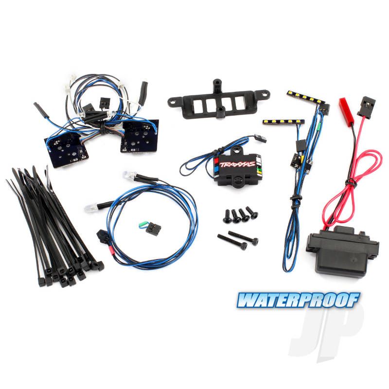 Traxxas Led Light Set, Complete With Power Supply (Contains Headlights, Tail Lights, Roof Lights, &amp; Distribution Block) (Fits #8811 Or #8825 Body) (TRX8898)