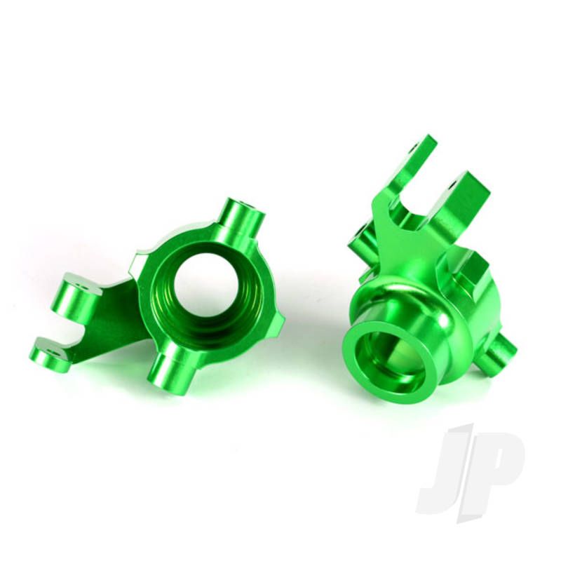 Traxxas Steering Blocks, 6061-T6 Aluminium (Green-Anodised), Left &amp; Right (TRX8937G)