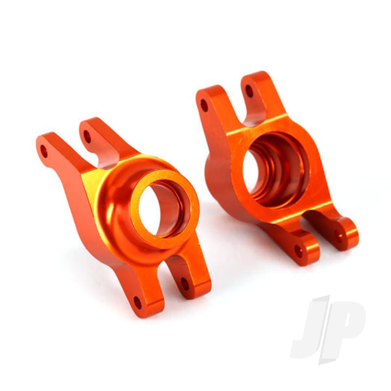 Traxxas Carriers, Stub Axle (Orange-Anodised 6061-T6 Aluminium) (Rear) (2 Pcs) (TRX8952A)