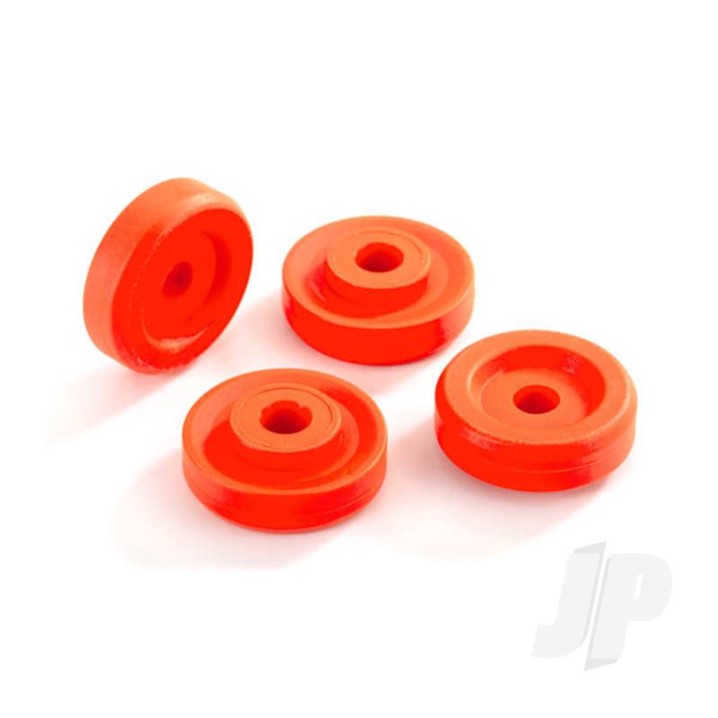 Traxxas Wheel Washers, Orange (4 Pcs) (TRX8957T)