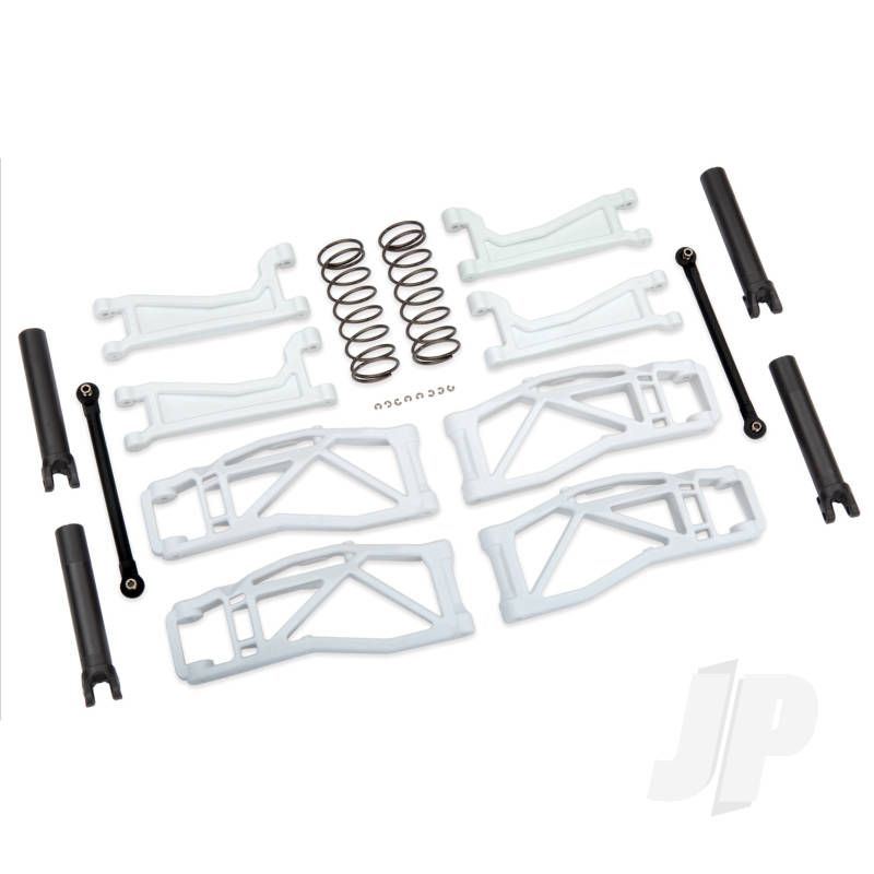 Traxxas Suspension Kit, Widemaxx, White (Includes Front &amp; Rear Suspension Arms, Front Toe Links, Rear Shock Springs) (TRX8995A)