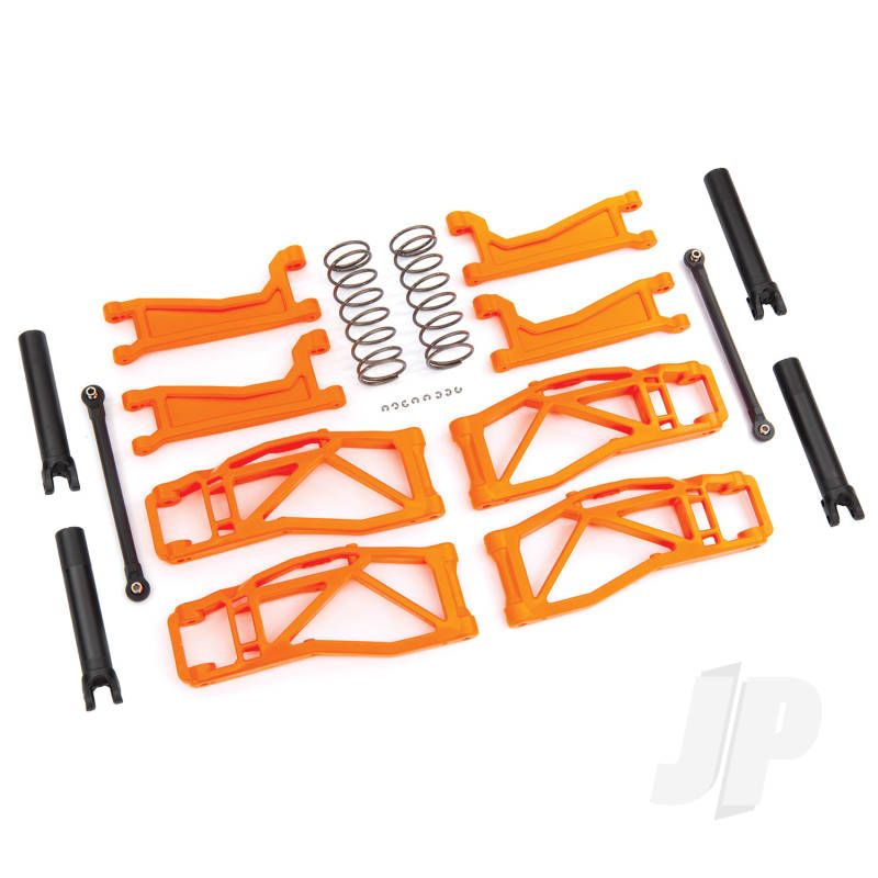 Traxxas Suspension Kit, Widemaxx, Orange (Includes Front &amp; Rear Suspension Arms, Front Toe Links, Rear Shock Springs) (TRX8995T)