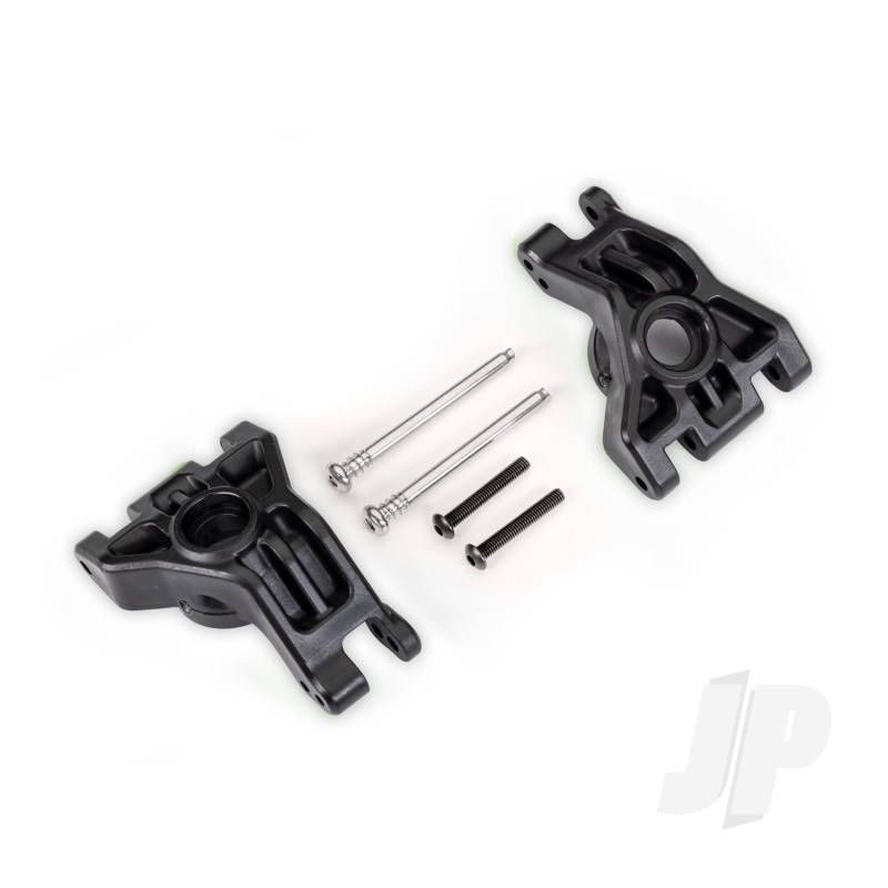 Traxxas Carriers, Stub Axle, Rear, Extreme Heavy Duty, Black (Left &amp; Right)/ 3X41Mm Hinge Pins (2)/ 3X20Mm Bcs (2) (For Use With #9080 Upgrade Kit) (TRX9050)