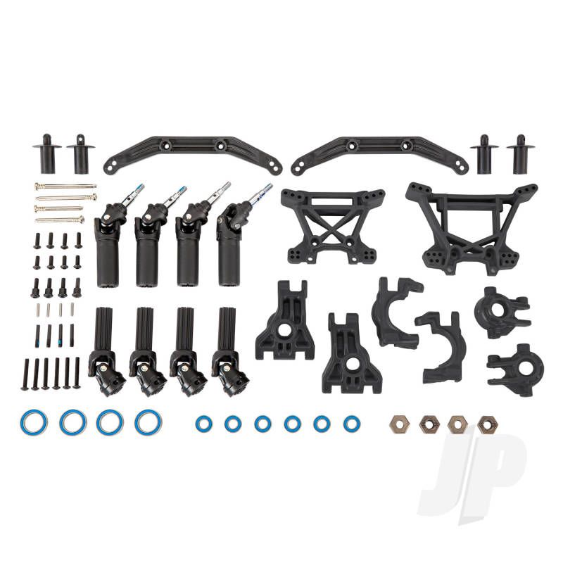Traxxas Outer Driveline &amp; Suspension Upgrade Kit, Extreme Heavy Duty, Black (TRX9080)