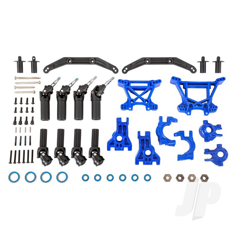 Traxxas Outer Driveline &amp; Suspension Upgrade Kit, Extreme Heavy Duty, Blue (TRX9080X)