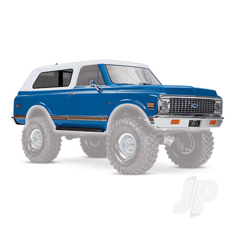 Traxxas Body, Chevrolet Blazer (1972), Complete (Blue) (Includes Grille, Side Mirrors, Door Handles, Windshield Wipers, Front &amp; Rear Bumpers, Decals) (TRX9111X)