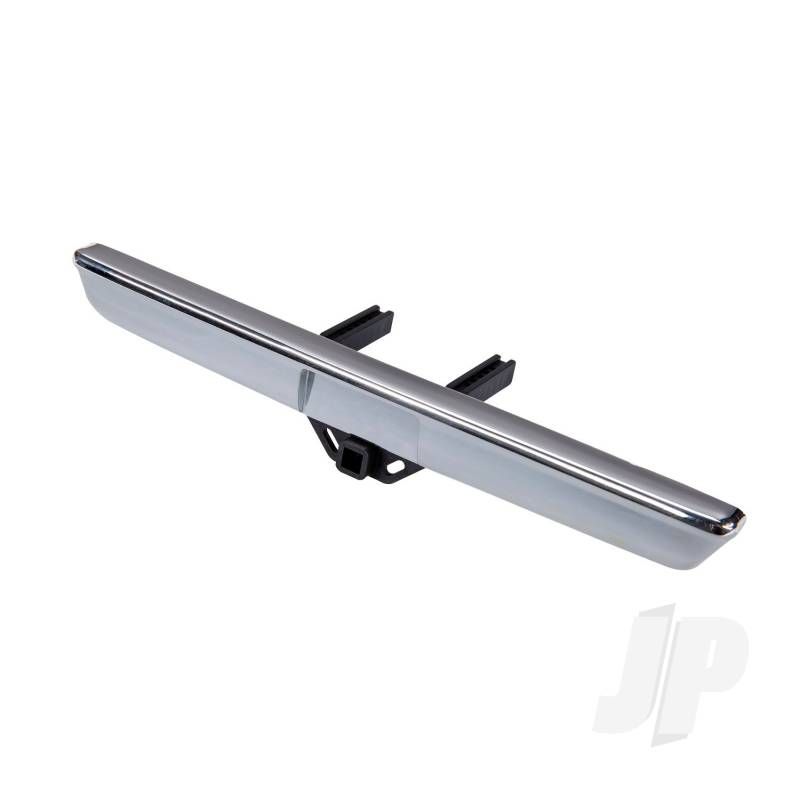 Traxxas Bumper, Rear (Chrome)/ Bumper Mount/ 3X10 Bcs (2) (TRX9124)