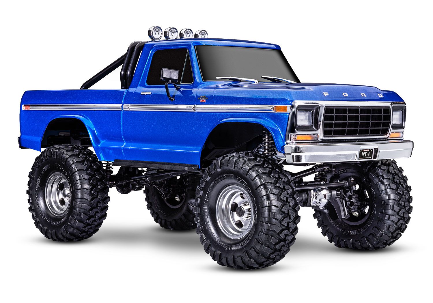 Traxxas TRX-4 Ford F-150 Ranger XLT High Trail Edition 1:10 4X4 Trail Crawler (TRX92046-4-BLUE)