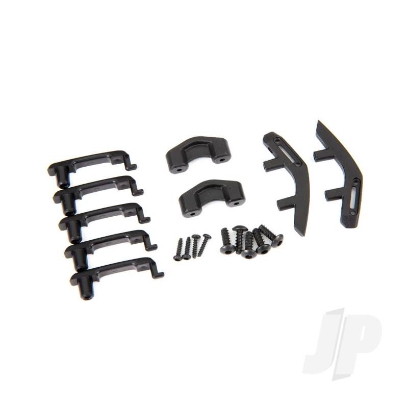 Traxxas Door Handles, Left &amp; Right/ Trail Sights, Left &amp; Right/ Trail Sight Retainers (2)/ 2.6X8 Bcs (4)/ 1.6X7 Bcs (Self-Tapping) (4) (Fits #9211 Body) (TRX9218)