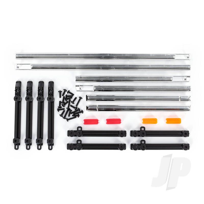 Traxxas Side Trim, Left &amp; Right (Chrome)/ Led Lens/ 2.6X8Mm Bcs (14)/ 2.6X10Mm Bcs (6) (Fits #9230 Body) (TRX9231)