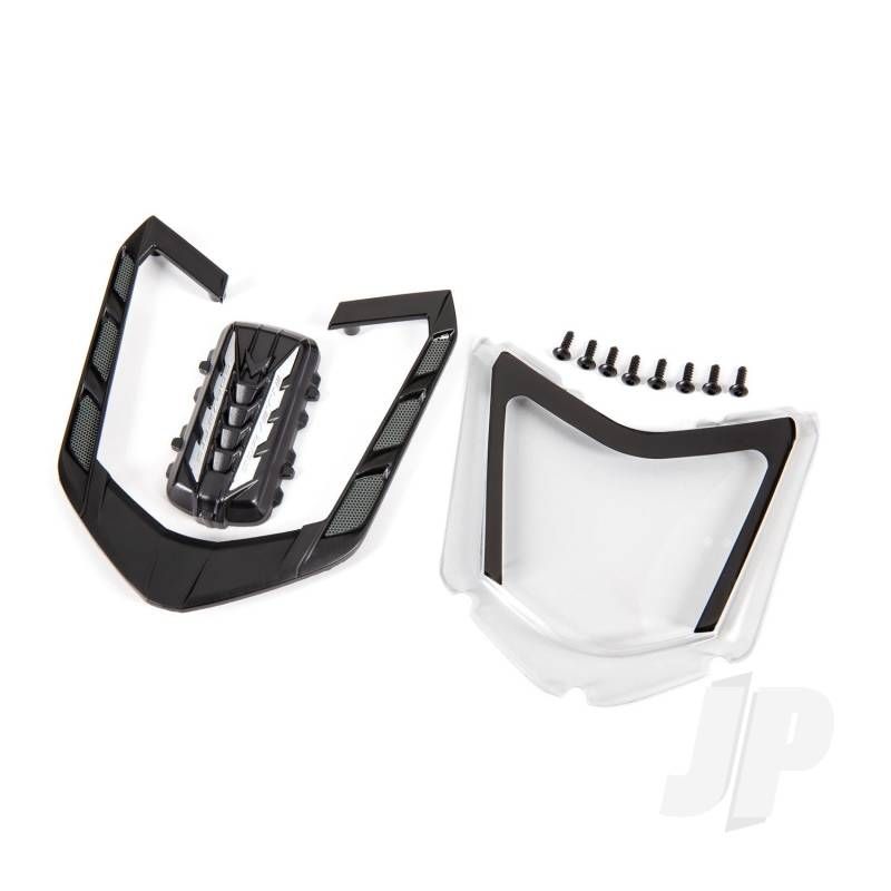 Traxxas Engine Bay &amp; Mount, Rear Window (TRX9321)