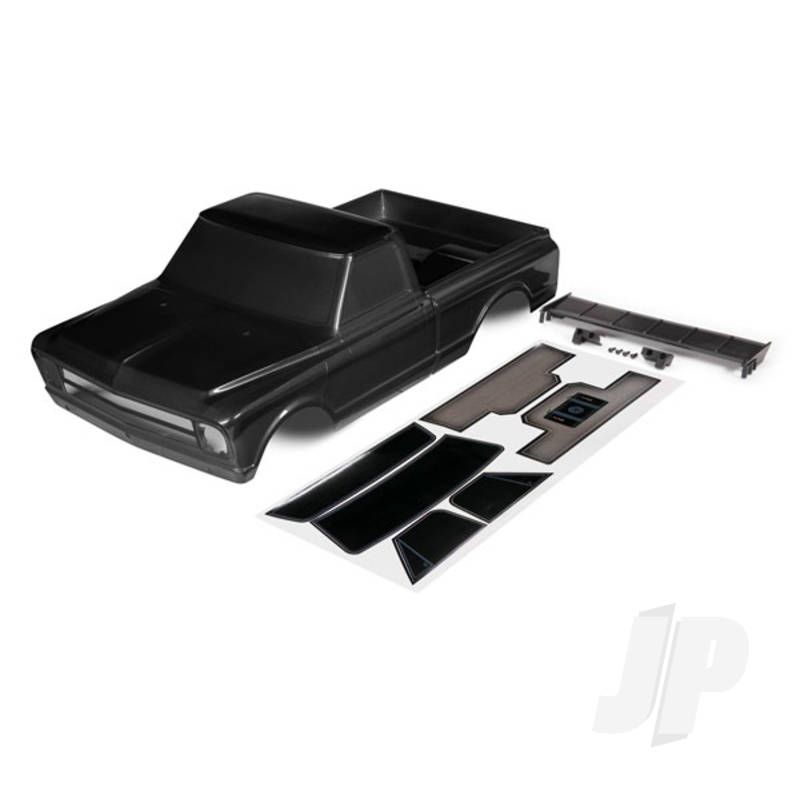 Traxxas Body, Chevrolet C10 (Black) (Includes Wing &amp; Decals) (TRX9411A)
