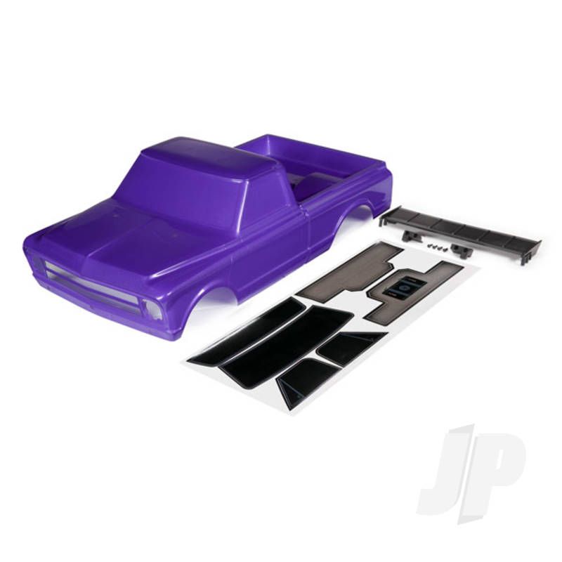 Traxxas Body, Chevrolet C10 (Purple) (Includes Wing &amp; Decals) (TRX9411P)