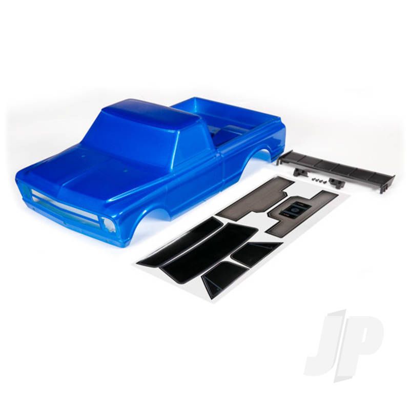 Traxxas Body, Chevrolet C10 (Blue) (Includes Wing &amp; Decals) (TRX9411X)