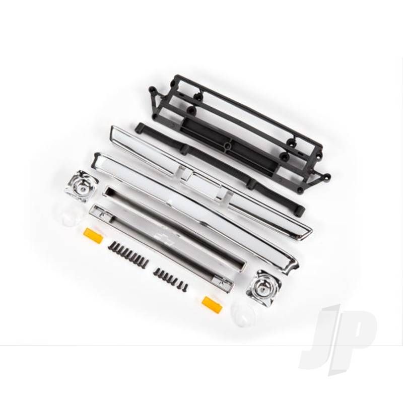 Traxxas Body Accessories, Chevrolet C10, Chrome (Includes Grille (Upper &amp; Lower), Headlight Housings (Left &amp; Right), Bumpers (Front &amp; Rear), Mounting Retainers And Hardware) (TRX9415R)