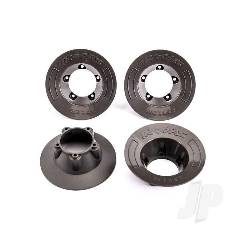 Traxxas Wheel Covers, Black (4) (Fits #9572 Wheels) (TRX9569)