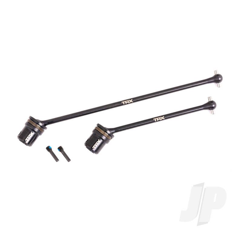 Traxxas Driveshafts, Center, Assembled (Steel Constant-Velocity), Front (1)/ Rear (1) (Fits Sledge) (TRX9655X)