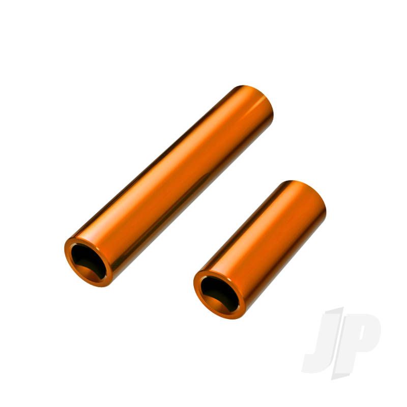 Traxxas Driveshafts, Centre, Female, 6061-T6 Aluminium (Orange-Anodised) (Front &amp; Rear) (For Use With #9751 Metal Centre Driveshafts) (TRX9752-ORNG)
