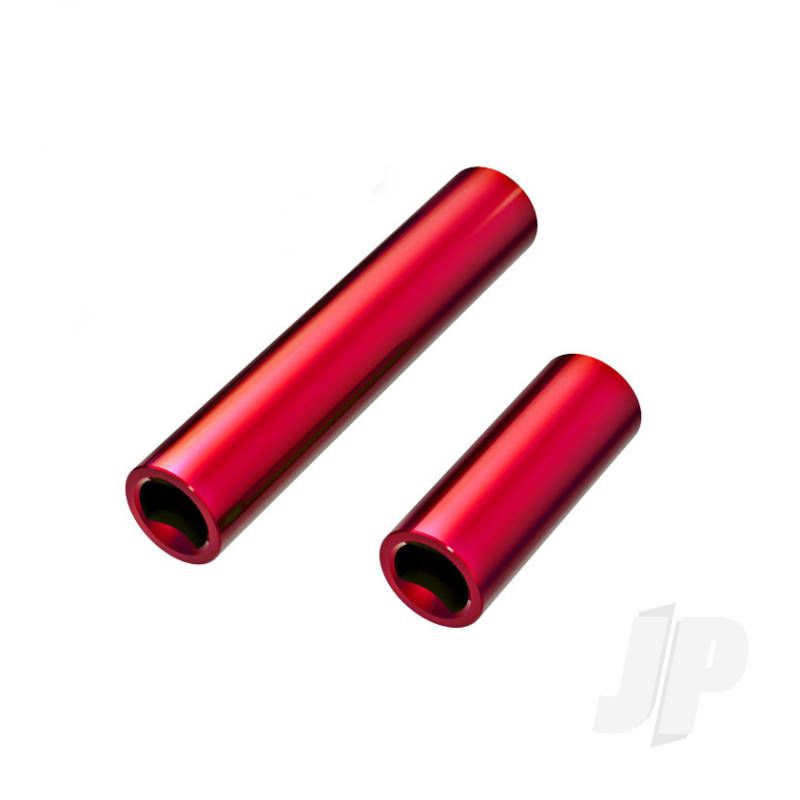 Traxxas Driveshafts, Centre, Female, 6061-T6 Aluminium (Red-Anodised) (Front &amp; Rear) (For Use With #9751 Metal Centre Driveshafts) (TRX9752-RED)