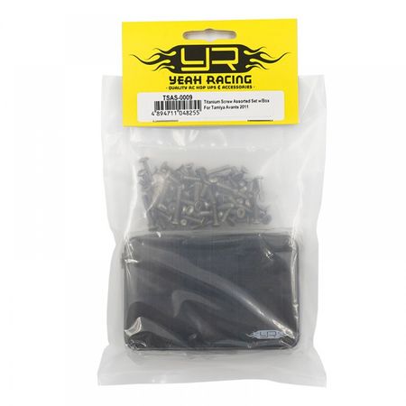 Yeah Racing Titanium Screw Assorted Set w/Box For Tamiya Avante 2011 (TSAS-0009)