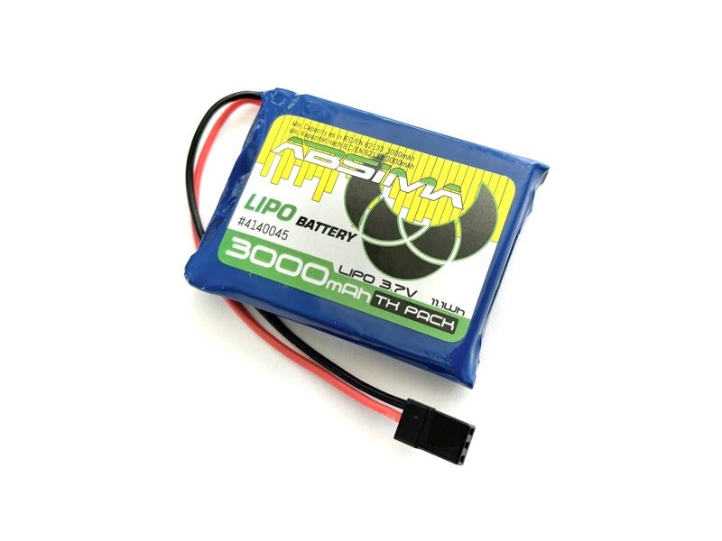Absima TX LiPo 1S 3,7V 3000mAh SC (JR/Futaba) ( AB 4140045)